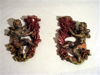 Pair of wall lamps