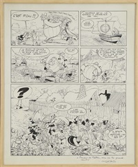 L’Odyssée d’Astérix, planche originale, 1981 L’Odyssée d’Astérix, planche originale, 1981