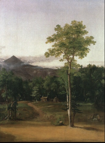 Cabin In The Woods North Conway New Hampshire By Thomas Cole On