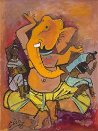 Untitled (Riddhi Siddhi Ganesh), 1989