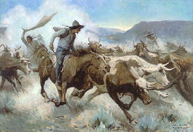 cattle stampede by william