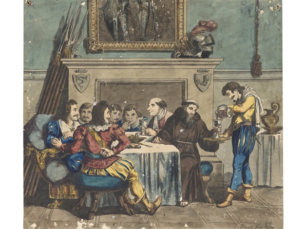 Scene Da I Promessi Sposi 4 Works By Bartolomeo Pinelli On Artnet