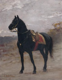 tunis, le cheval noir du général boulanger by edouard bernard debat-ponsan