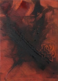 DE LA SUITE DES ROUGES ÉMIS, SUITE 2, ROUGE..., 1987 DE LA SUITE DES ROUGES ÉMIS, SUITE 2, ROUGE..., 1987