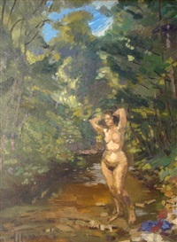 The stream, 1954