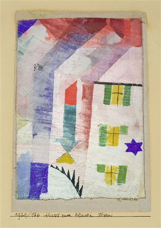 DAS HAUS ZUM BLAUEN STERN by Paul Klee on artnet