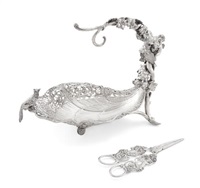 A German 800 standard silver vintage and figural 