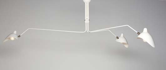 Three Arm Ceiling Light By Serge Mouille On Artnet