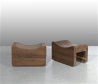 Paire de tabourets dits « Palle », 1970