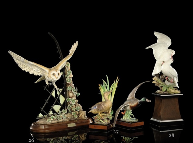 Barn Owl By David Fryer By Royal Worcester Co On Artnet
