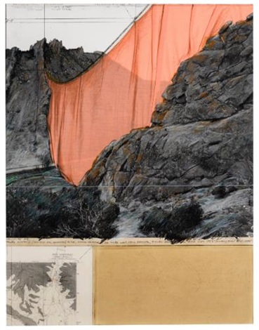 Valley Curtain Project For Colorado By Christo And Jeanne Claude