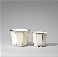 Wachtersbach Two vases, circa 1920, 1920 Wachtersbach Two vases, circa 1920, 1920