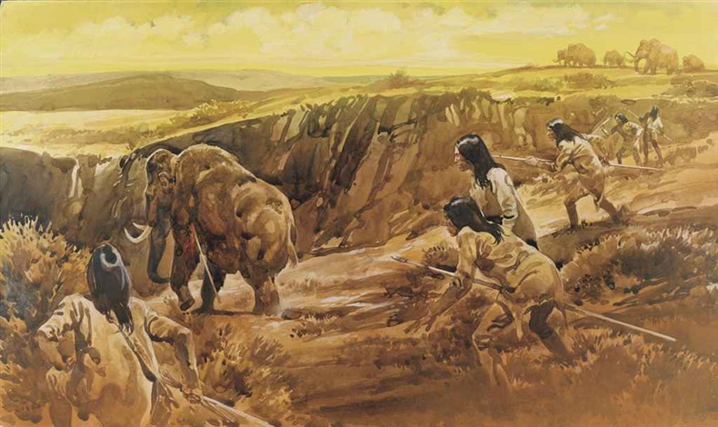 Mammoth Hunt By Roy Andersen On Artnet