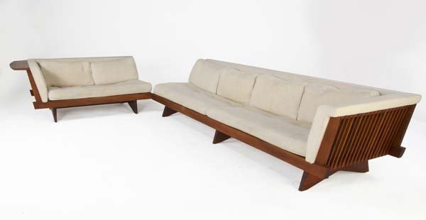 Single Arm Sofa And Settee By George Nakashima On Artnet Single Arm Sofa And Settee By George Nakashima