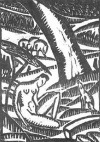 Mädchen unter Bäumen, 1913–1913