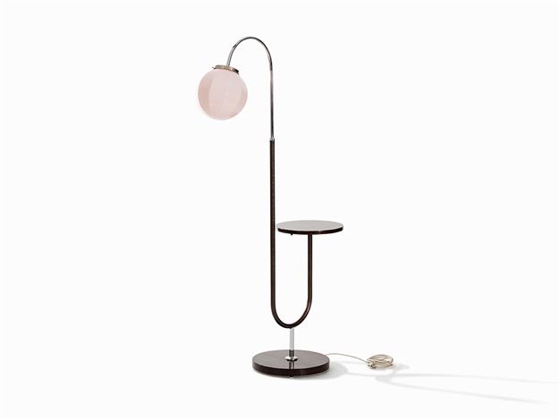 floor lamp with tray