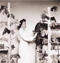 Surgical Gloves Are Sterilised and Dried on..., 1943 Surgical Gloves Are Sterilised and Dried on..., 1943