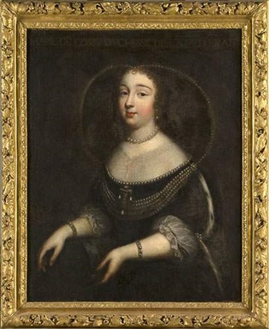 Portrait de Marie de Cossé Brissac Duchesse de la Melleraie by French