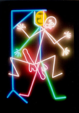 hanged man by bruce nauman on artnet