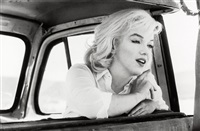 Marilyn Monroe on the set of 