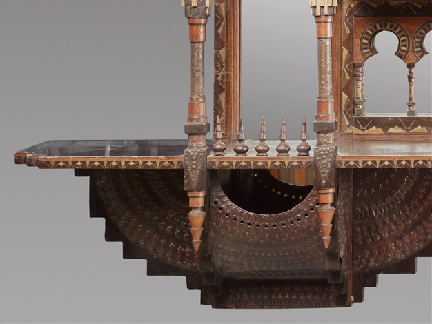 Hanging Wall Shelf In Oriental Style 1895 By Carlo Bugatti On Artnet Hanging Wall Shelf In Oriental Style 1895 By Carlo Bugatti