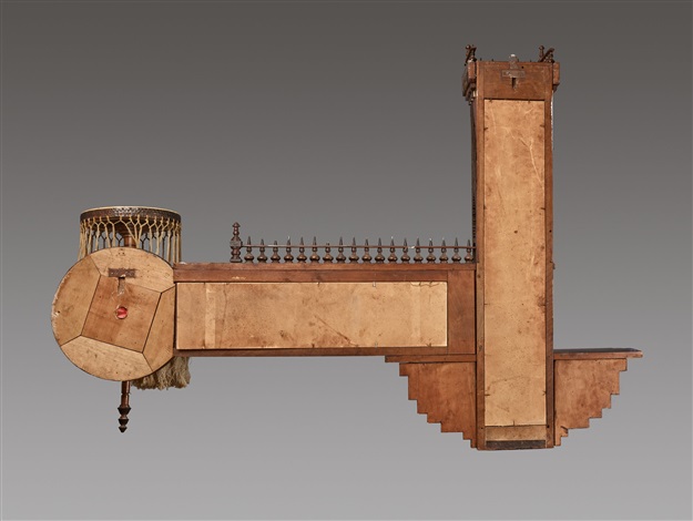 Hanging Wall Shelf In Oriental Style 1895 By Carlo Bugatti On Artnet Hanging Wall Shelf In Oriental Style 1895 By Carlo Bugatti