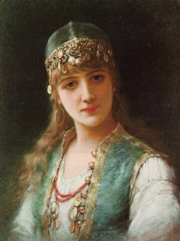 gypsy dress by Emile Eisman-Semenowsky 