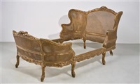 A magnificent bed in the style of Louis , 1922–1925