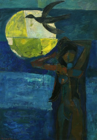 Di Bawah Sinar Bulan Purnama by Mochtar Apin on artnet