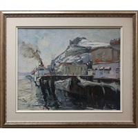 UNTITLED (PORT SCENE WITH CHÂTEAU FRONTENAC..., 1964