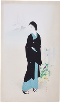 Woman at Akashi-cho, Tsukiji, Tokyo, 1931 Woman at Akashi-cho, Tsukiji, Tokyo, 1931