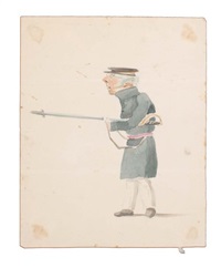 Caricature of an officer