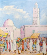 Scène de rue à Tunis