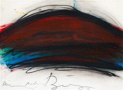 roter bus by arnulf rainer