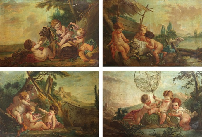 Les Quatre Saisons Suite Of 4 By Francois Boucher On Artnet