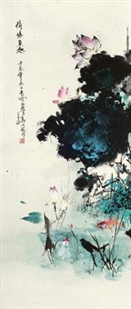 荷塘鱼趣