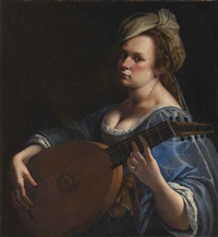 Self-Portrait as a Lute Player
