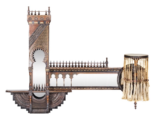 Wall Shelf In Oriental Style By Carlo Bugatti On Artnet Wall Shelf In Oriental Style By Carlo Bugatti