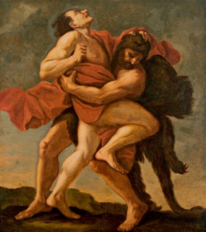 Herkules Und Antheus By Antonio Del Pollaiuolo On Artnet