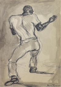 Sketch of a Man Dancing, 1980