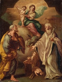 Madonna del Carmine tra San Giuseppe e San... Madonna del Carmine tra San Giuseppe e San...