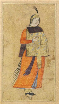 A LADY WRAPPED IN AN ELEGANT COAT, 1596–1597 A LADY WRAPPED IN AN ELEGANT COAT, 1596–1597