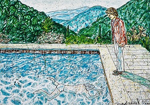 portrait of an artist pool