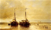 L'arrivée des bateaux