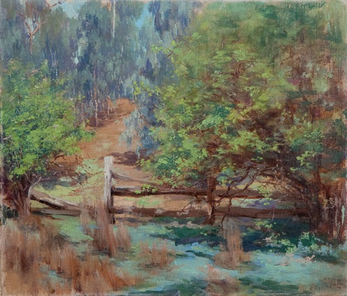 The broken fence by Clara Southern on