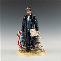 ROYAL DOULTON FIGURE LT GENERAL ULYSSES S...., 1993 ROYAL DOULTON FIGURE LT GENERAL ULYSSES S...., 1993