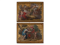 Pair of Mythological Scenes (pair)