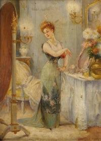 Élégante à la toilette