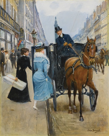 Courses Rue De La Paix By Jean Beraud On Artnet