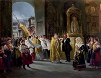 Procesión en la catedral